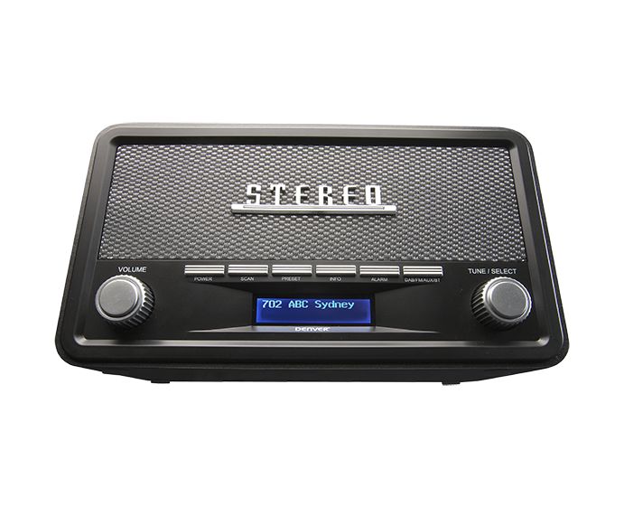 DAB-18 Bluetooth DAB+, FM Radio Tragbar  (Grau) 