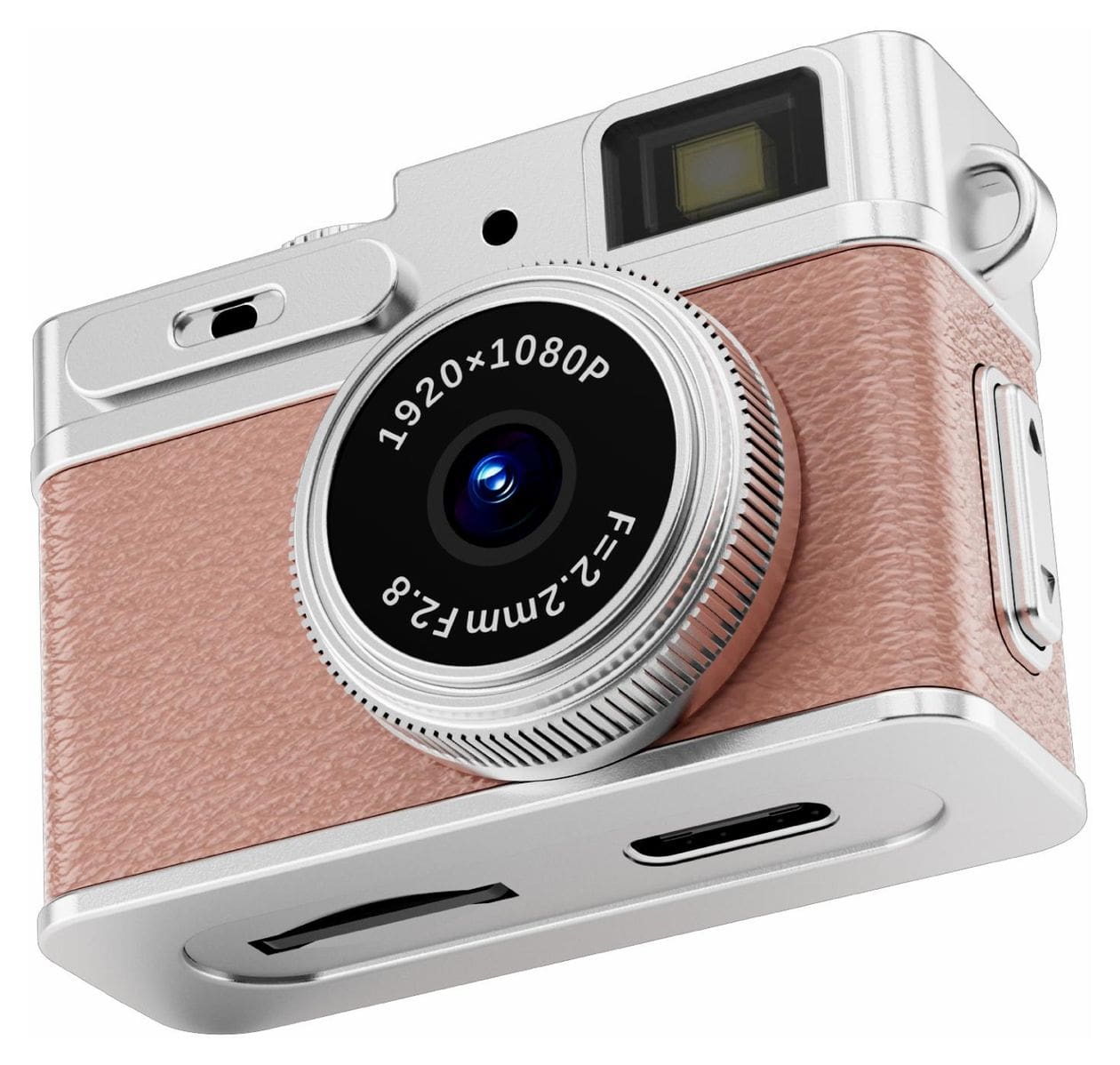 DMC-1203  Kompaktkamera  (Silber/Pink) 