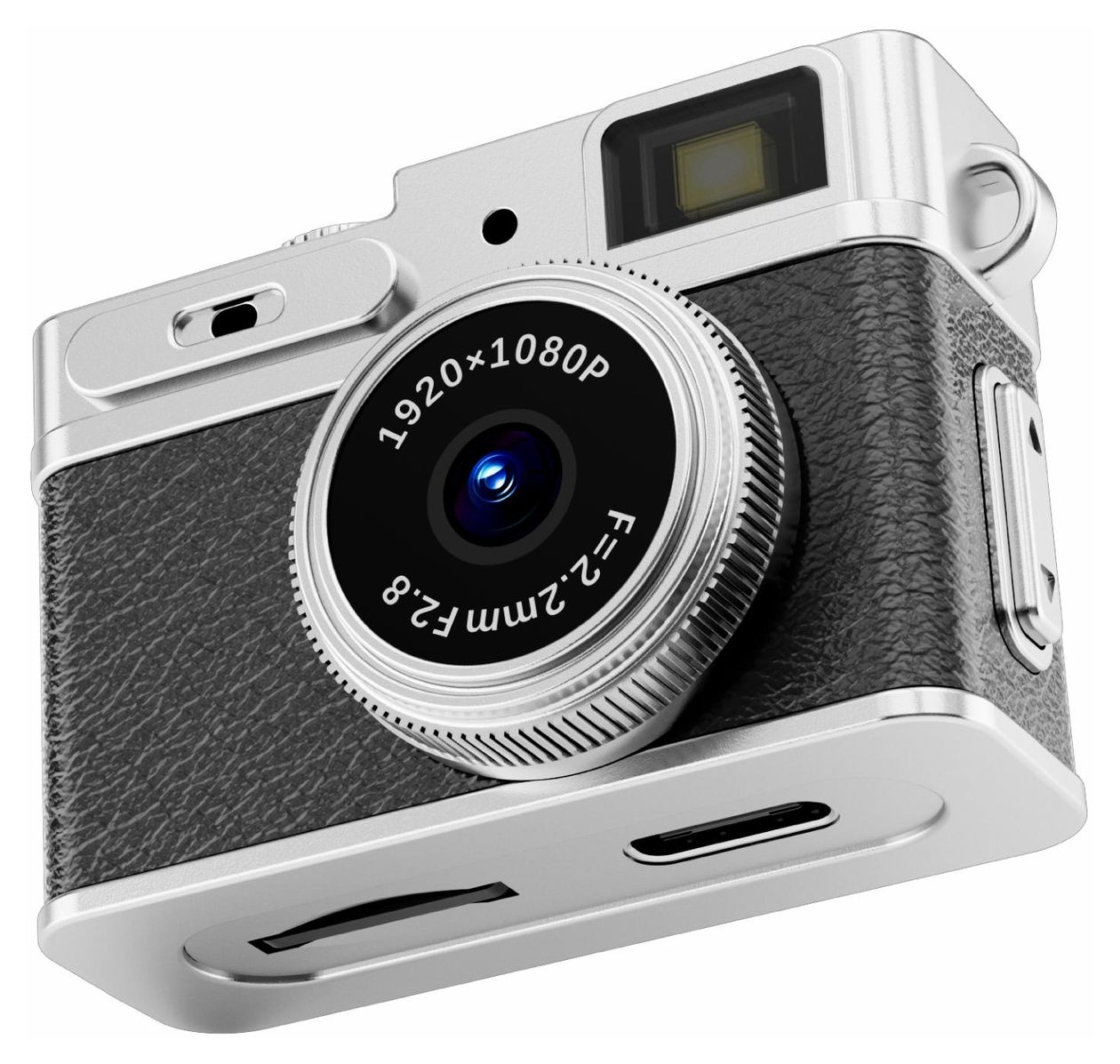 DMC-1203B  Kompaktkamera  (Schwarz, Silber) 