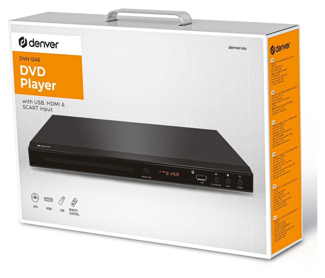 DVH-1245MK3 DVD Player 1080p 