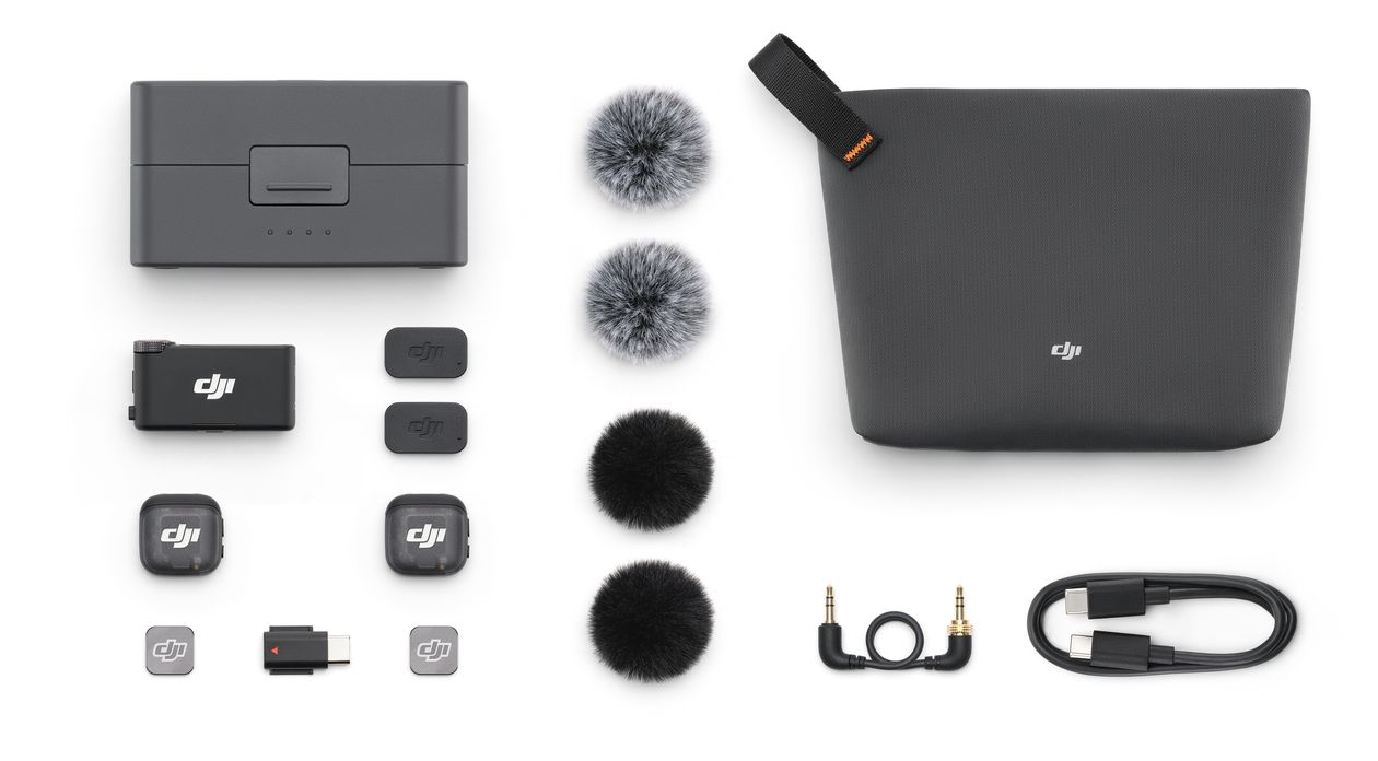 Mic 3 (2TX+1 RX+Charging Case)  (Schwarz) 