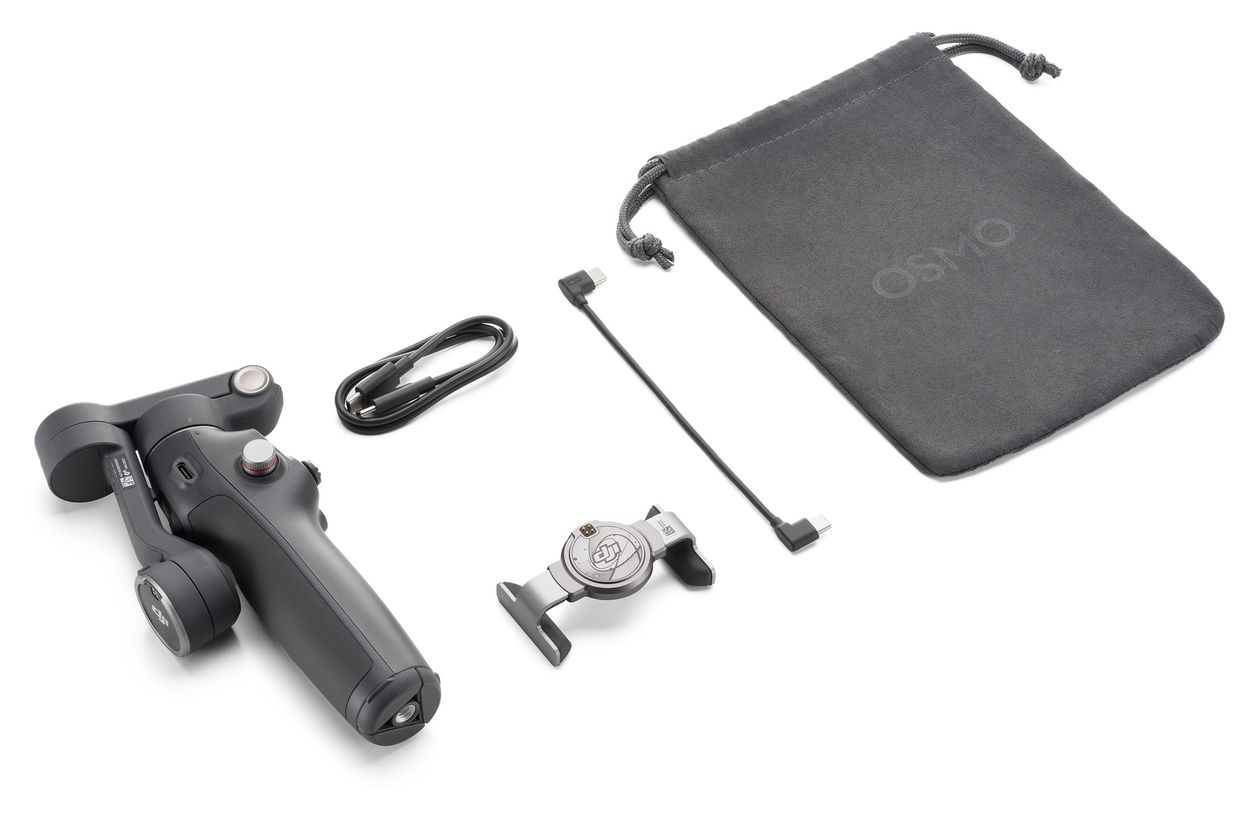 Osmo Mobile 8 Stativ Gimbal für Smartphone faltbar Bluetooth  (Schwarz) 