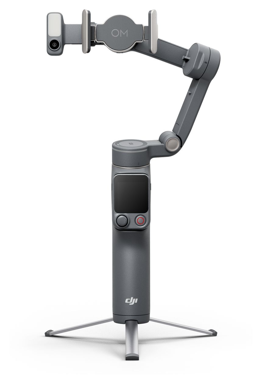 Osmo Mobile 8P Advanced Tracking Combo Stativ Gimbal für Smartphone faltbar Bluetooth  (Schwarz) 