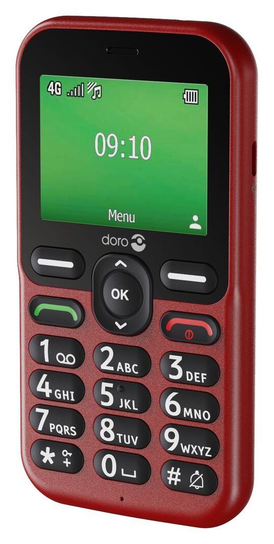 Leva E10 4G Smartphone 6,1 cm (2.4 Zoll 1 GHz 0,3 MP Single SIM  (Rot) 