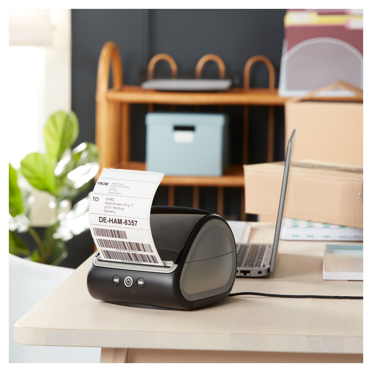 DYMO Original LabelWriter Versandetiketten für LabelWriter 5XL/4XL-Etikettendrucker | 102 mm x 210 mm | 6 Rollen mit je 140 Etiketten (840 Stück) | selbstklebend | für LabelWriter Beschriftungsgerät 