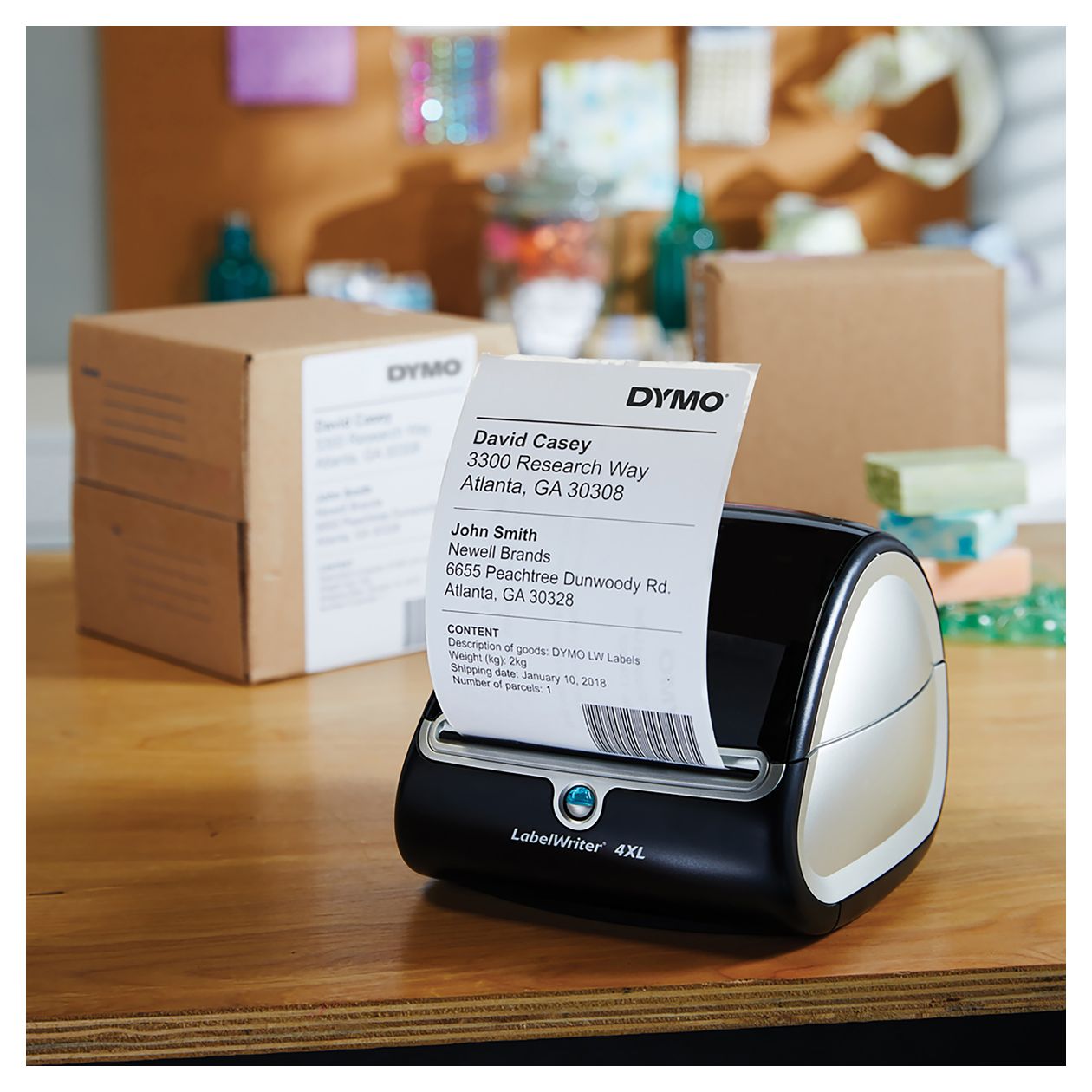 DYMO Original LabelWriter Versandetiketten (Extragroß) für LabelWriter 5XL/4XL-Etikettendrucker | 104 mm x 159 mm | Rolle mit 220 Etiketten | selbstklebend | für LabelWriter Beschriftungsgerät 