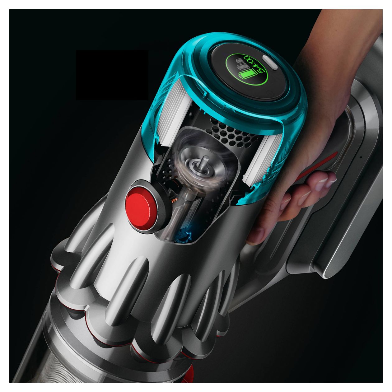 V12 Origin Handstaubsauger Beutellos bis 60 min Laufzeit 25,2 V HEPA  (Nickel) 