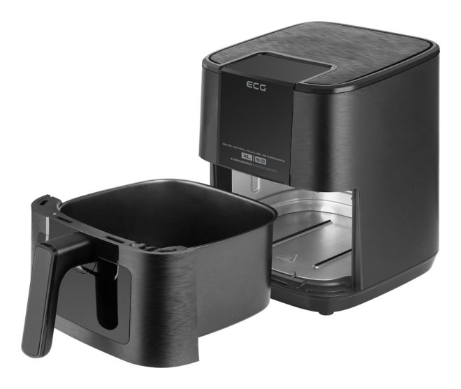 AF5500 Crunchy Heißluftfritteuse 5,5 l 1350 W  (Schwarz) 