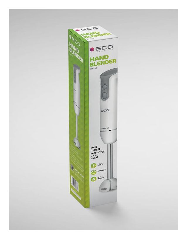 RM430 Stabmixer 400 W 2 Stufen  (Grau, Weiß) 