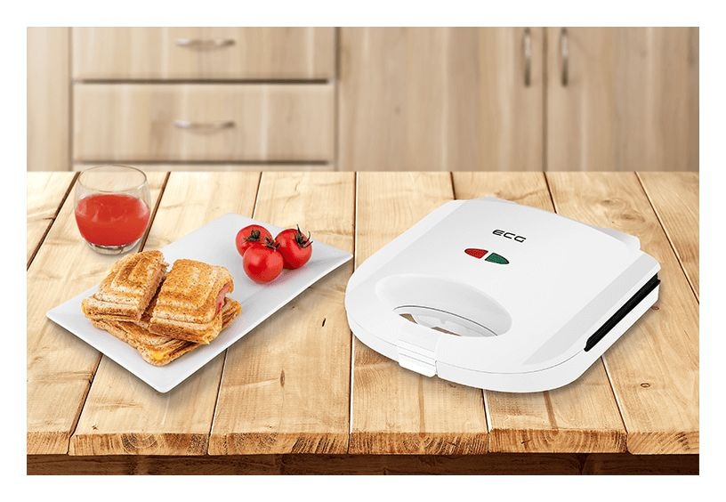 S1170 Sandwichmaker 750 W für 2 Sandwiches  (Weiß) 