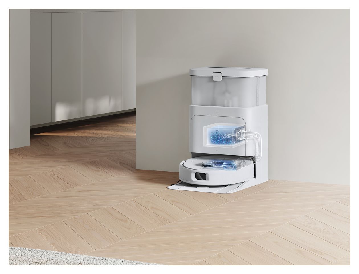 Deebot N30 Pro Omni Saugroboter nass/trocken 320 min Akku 10000 Pascal Leistung  (Weiß) 