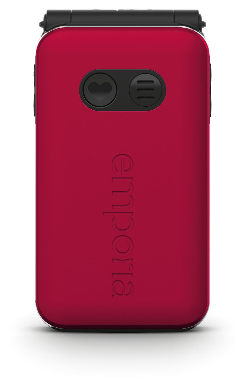 Joy V228 Seniorenhandy 4G Smartphone 7,11 cm (2.8 Zoll) 2 MP Single SIM  (Rot) 