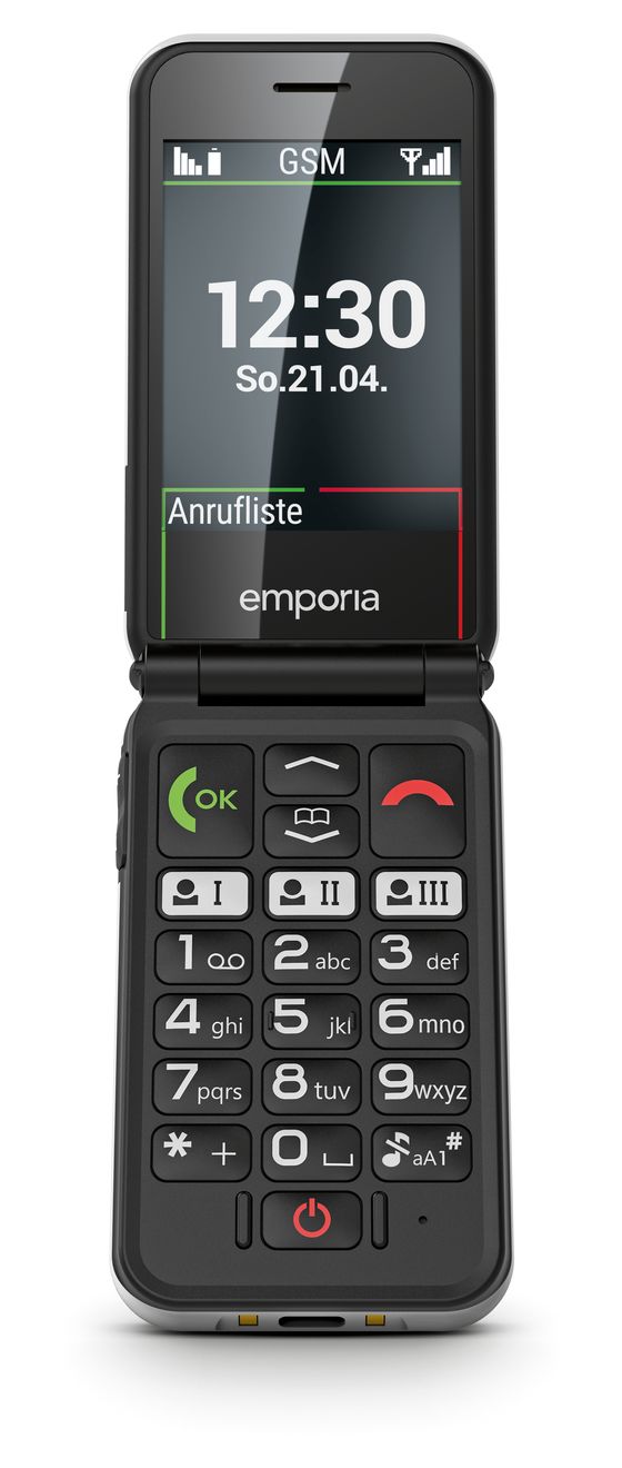 SimpliCity glam 2G Smartphone 7,11 cm (2.8 Zoll)  (Weiß) 