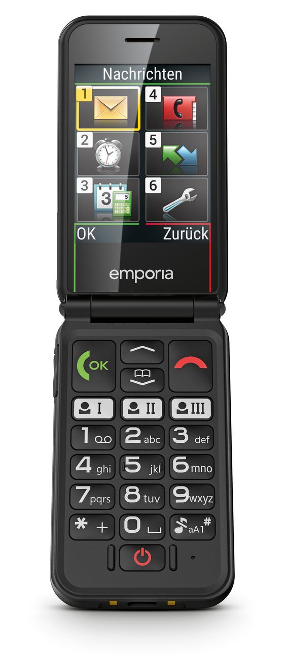 SimpliCity glam 2G Smartphone 7,11 cm (2.8 Zoll)  (Weiß) 