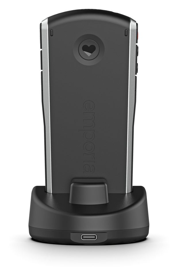 SimpliCity V27 2G Smartphone 5,08 cm (2 Zoll)  (Schwarz, Silber) 