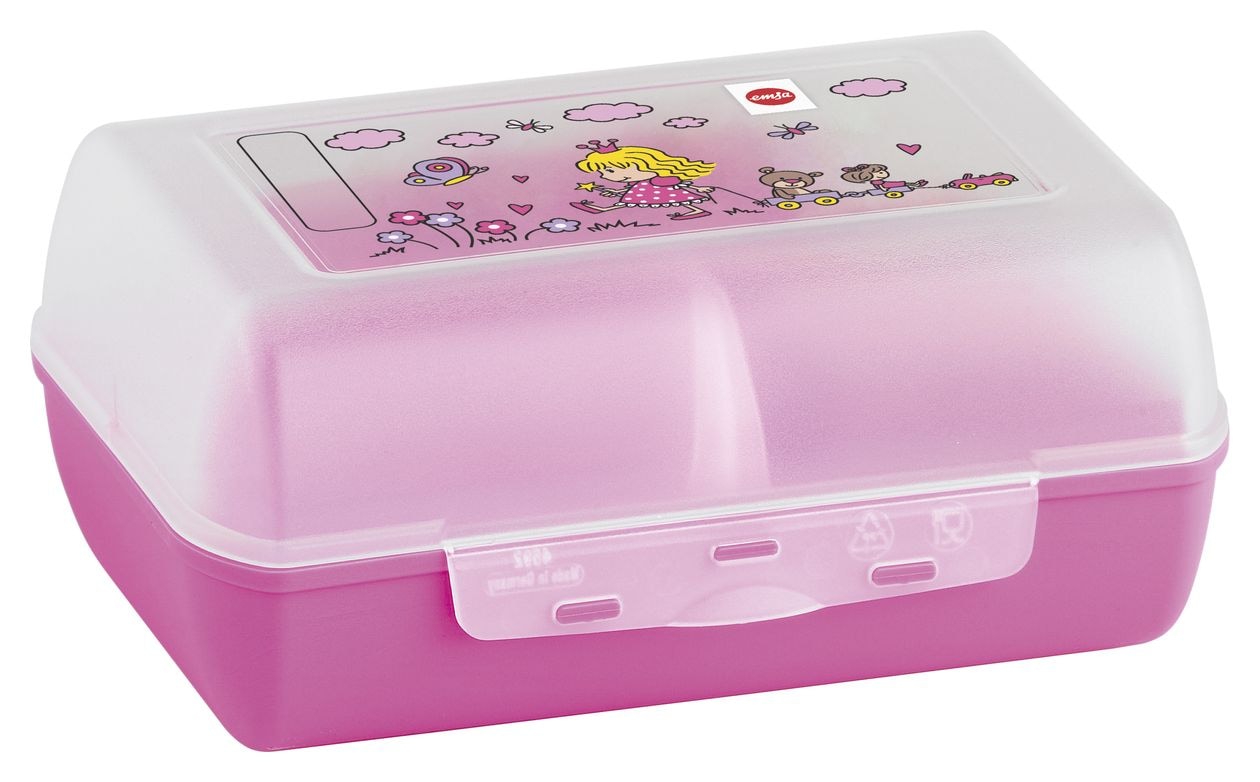 Kids Tritan Set Trinkflasche und Brotdose Princess  (Pink) 