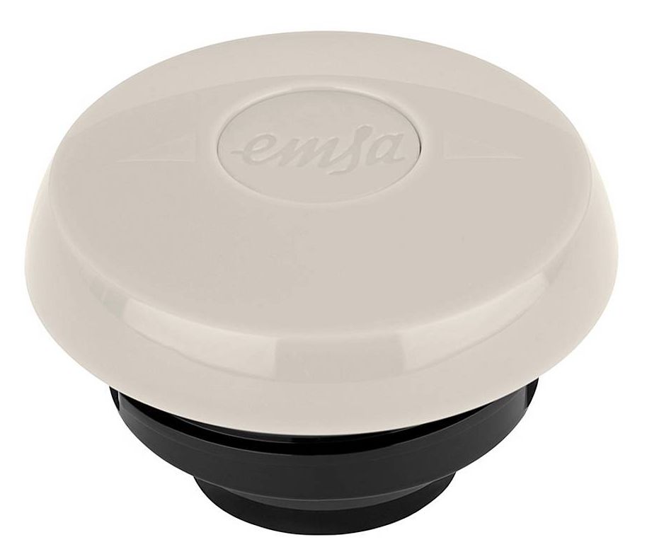 SAMBA Quick Press Isolierkanne 1,0l Glas-Isolierkolben  (Grau) 