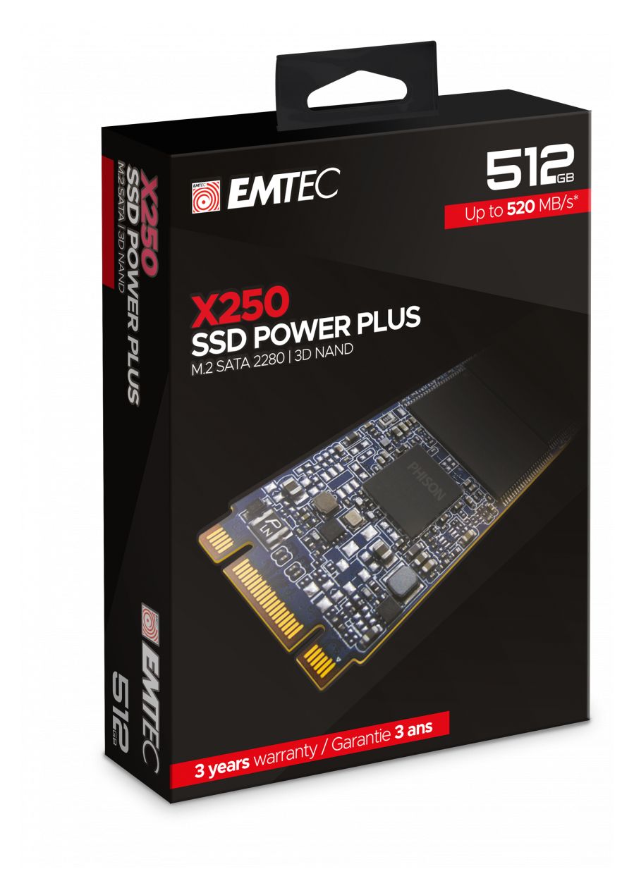 X250 Power Plus 512 GB SSD Serial ATA III M.2 