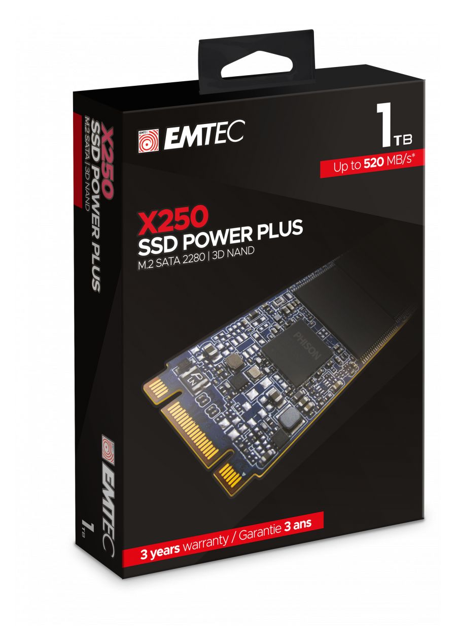 X250 Power Plus 1 TB SSD Serial ATA III M.2 