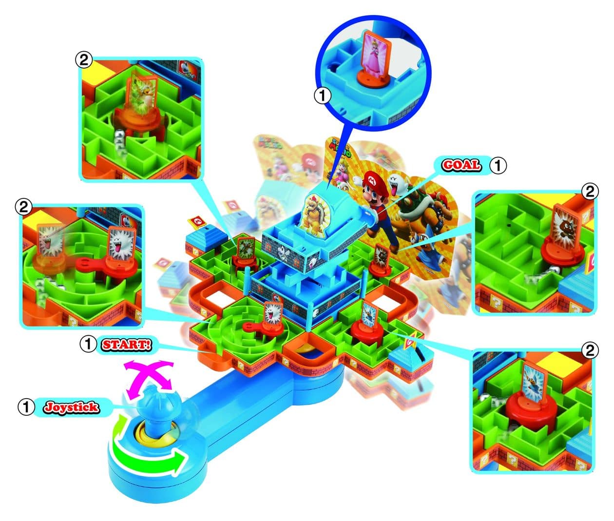 7371 Super Mario Maze Game DX Brettspiel bis zu 1 Spielern ab 5 Jahr(e) 