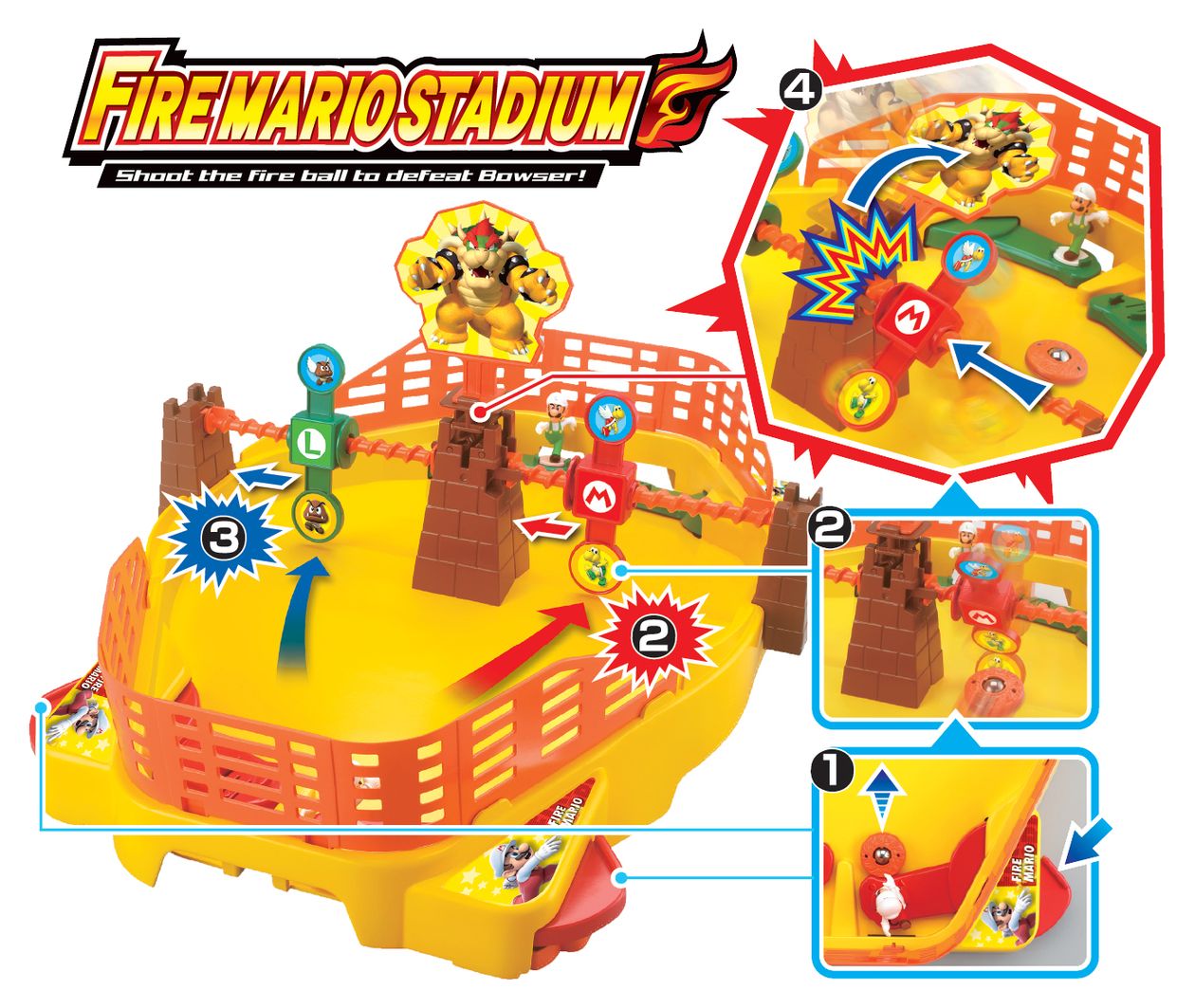 7388 Super Mario Fire Mario Stadium ab 5 Jahr(e) 