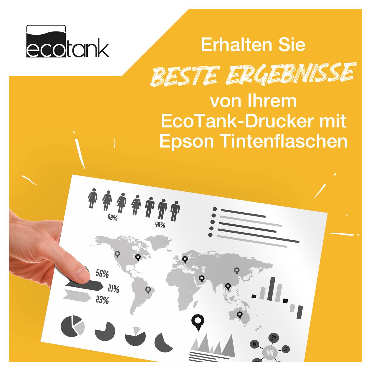 111 C13T03M140 originale Druckerpatronen Schwarz 120 ml 