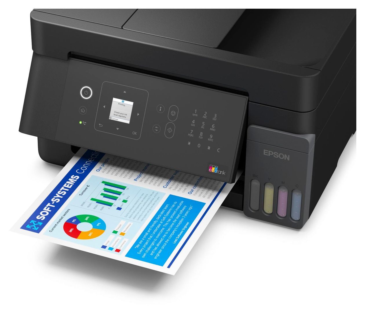 EcoTank ET-4905 All in One A4 Tintenstrahl Drucker 5760 x 1440 DPI 