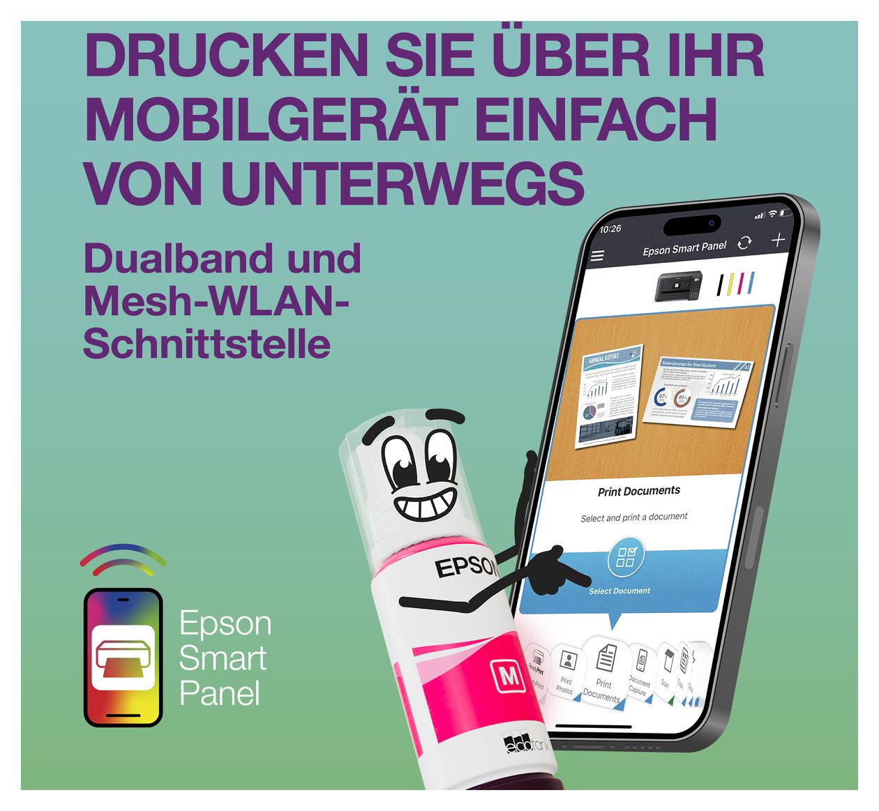 EcoTank ET-4951 All in One A4 Tintenstrahl Drucker 4800 x 1200 DPI 