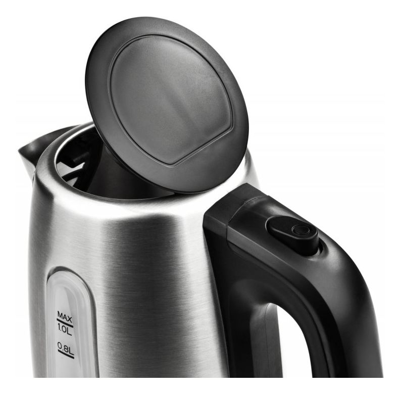 Adela 1,0 l Wasserkocher 1600 W  (Schwarz, Edelstahl) 