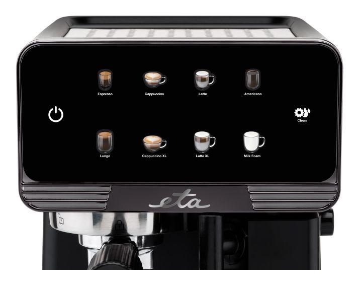 Aromico Siebträger Kaffeemaschine 20 bar 1350 W  (Schwarz) 