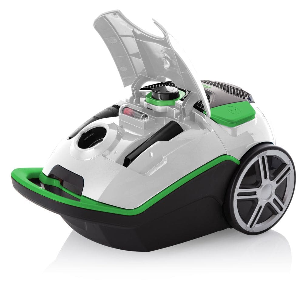 Avanto Bodenstaubsauger Beutellos 800 W HEPA (Schwarz, Grün, Weiß) 