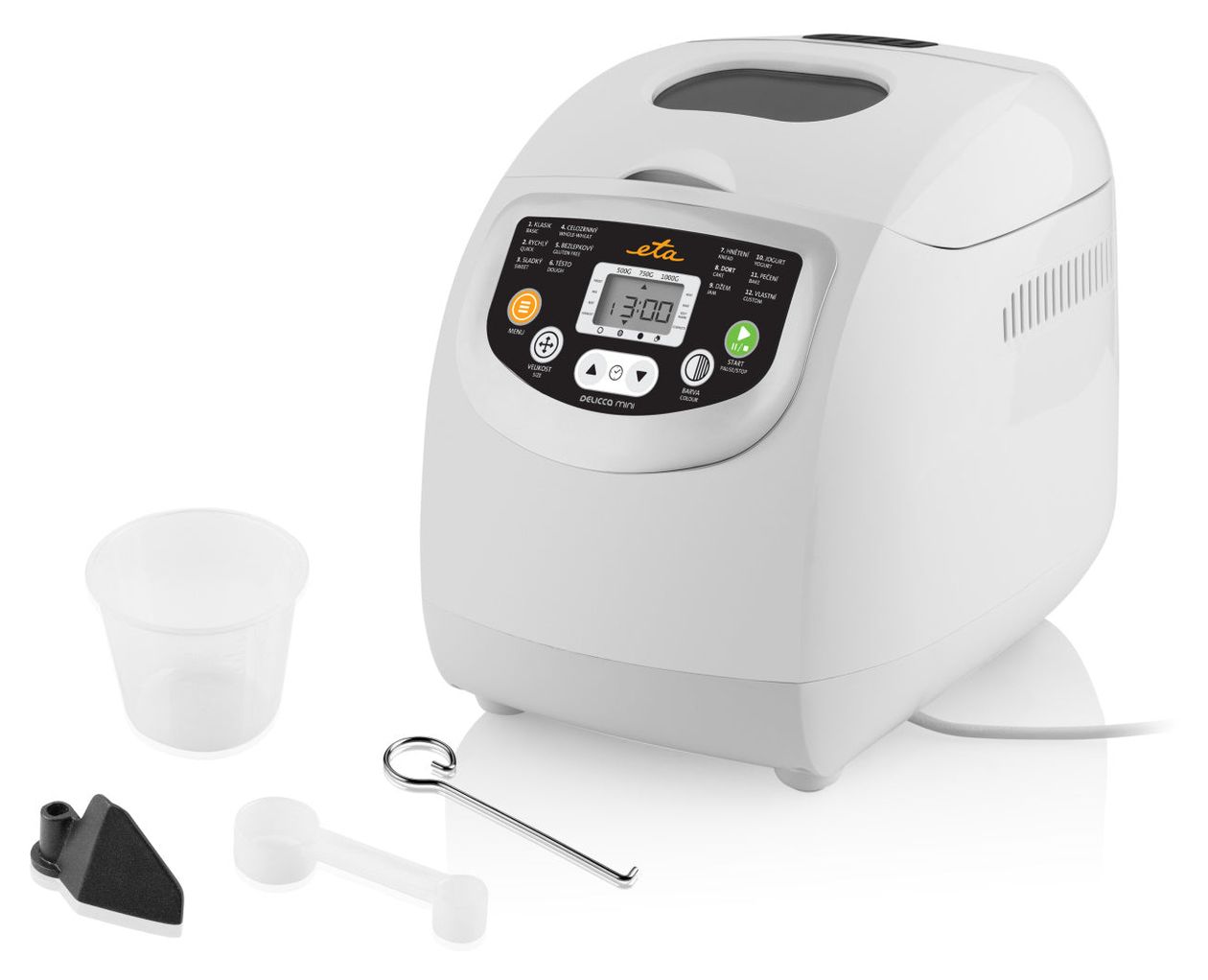 Delicca Mini Brotbackautomat für 1 kg 600 W 