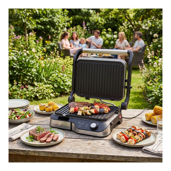 DeliChef 2000 W mit 308 x 230 mm Fläche  (Schwarz) 