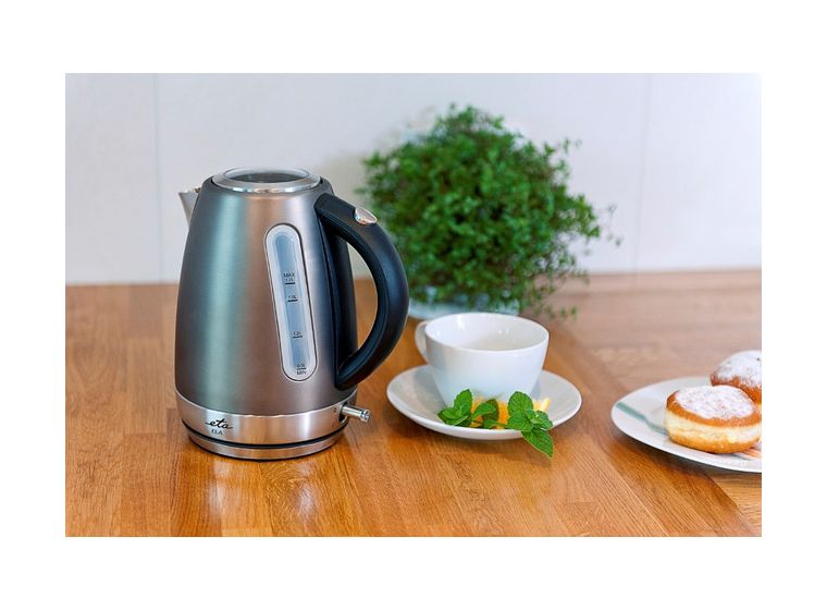Ela 1,7 l Wasserkocher 2200 W (Anthrazit, Grau, Edelstahl) 