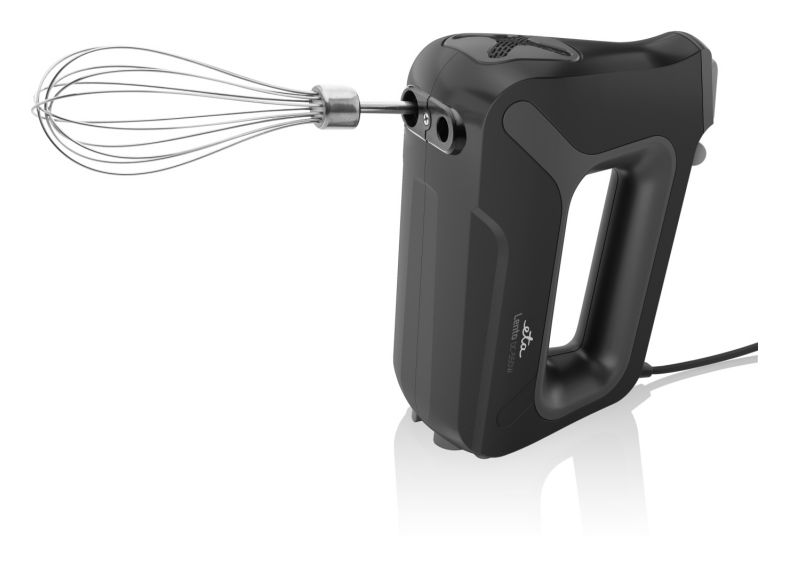 Lento Handmixer 550 W 4 Stufen  (Schwarz) 