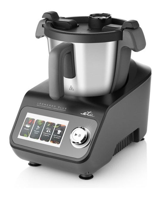 Leonardo Plus 600 W Küchenmaschine 3,5 l mit Waage  (Schwarz, Grau) 