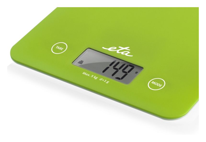 Lori Elektronische Küchenwaage bis 5 kg Genauigkeit 1 g  (Grau, Weiß) 