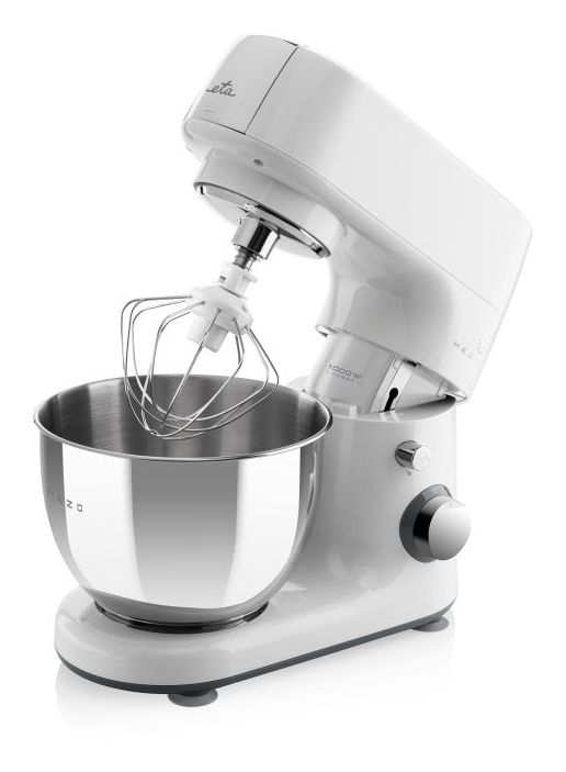Mezo III Bravo 1000 W Küchenmaschine 4 l  (Edelstahl, Weiß) 