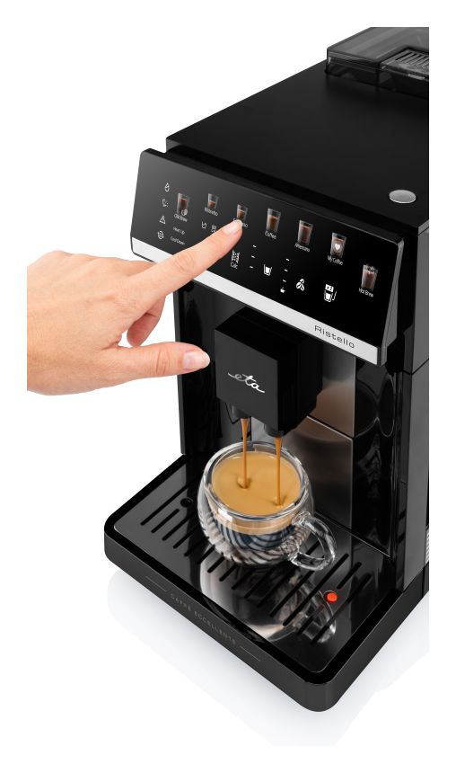 Ristello Kaffeevollautomat 15 bar 1,8 l 450 g AutoClean  (Schwarz) 