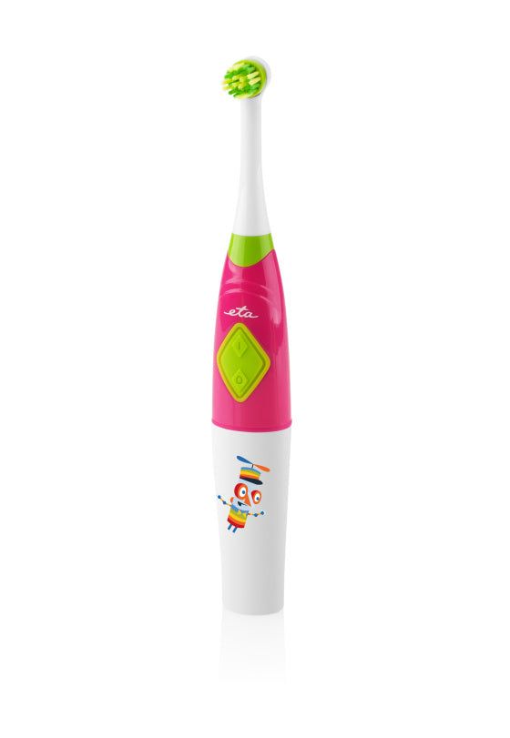 Sonetic Kids Rotierende Zahnbürste für Kinder 4500 Bewegungen pro Minute  (Pink) 