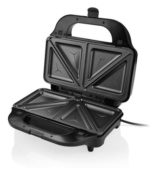 Sorento Plus Sandwichmaker 900 W für 4 Sandwiches  (Schwarz) 