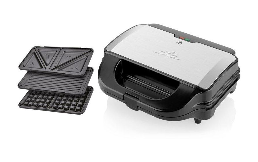 Sorento Trio Sandwichmaker 900 W für 2 Sandwiches  (Edelstahl) 