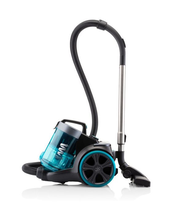 Stellar Bodenstaubsauger Beutellos 700 W HEPA  (Schwarz, Blau) 