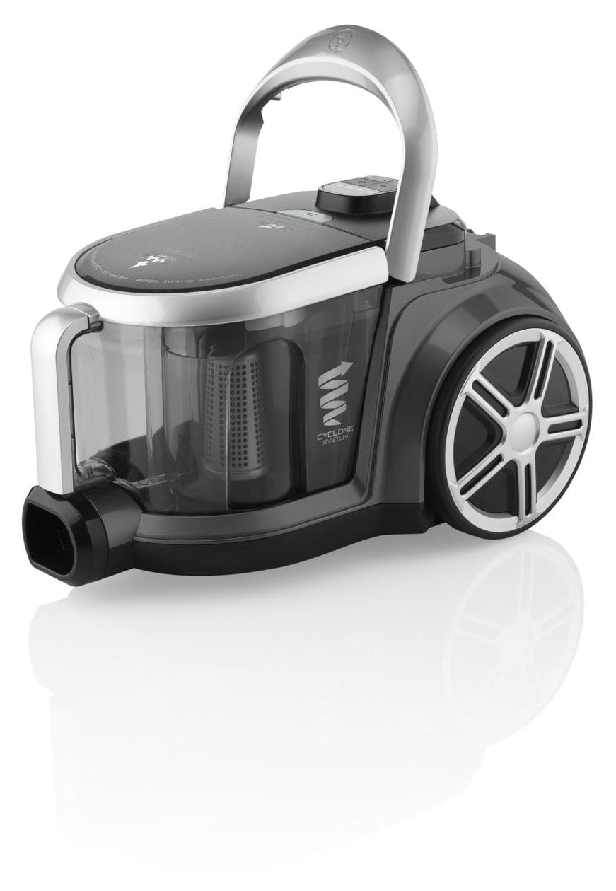 Stormy Bodenstaubsauger Beutellos 800 W HEPA  (Schwarz, Blau) 