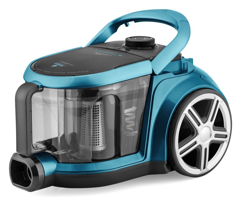 Stormy Animal Bodenstaubsauger Beutellos 800 W HEPA  (Schwarz, Blau) 