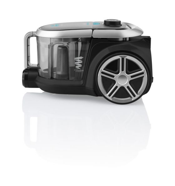 Stormy Car Bodenstaubsauger Beutellos 800 W HEPA  (Schwarz) 