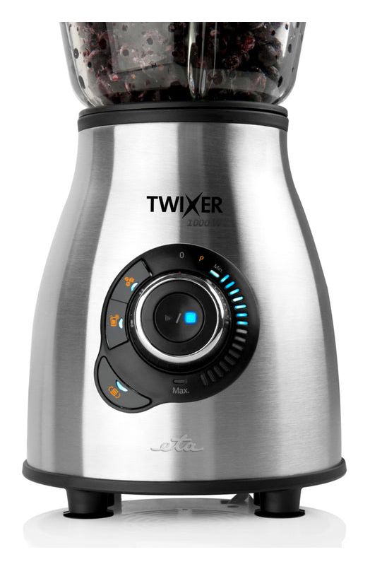 Twixer 1,75 l Standmixer 1000 W  (Schwarz, Edelstahl) 