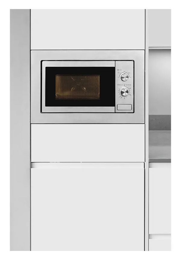 EMW10-020 Einbau-Mikrowelle 800 W Größe: klein 5 Stufen (Edelstahl) 