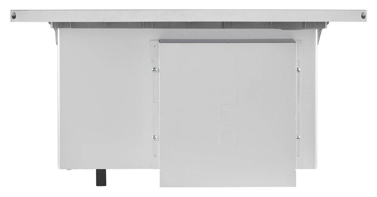 EMW19-7G Einbau-Mikrowelle 1200 W Größe: klein 5 Stufen Grill (Silber) 