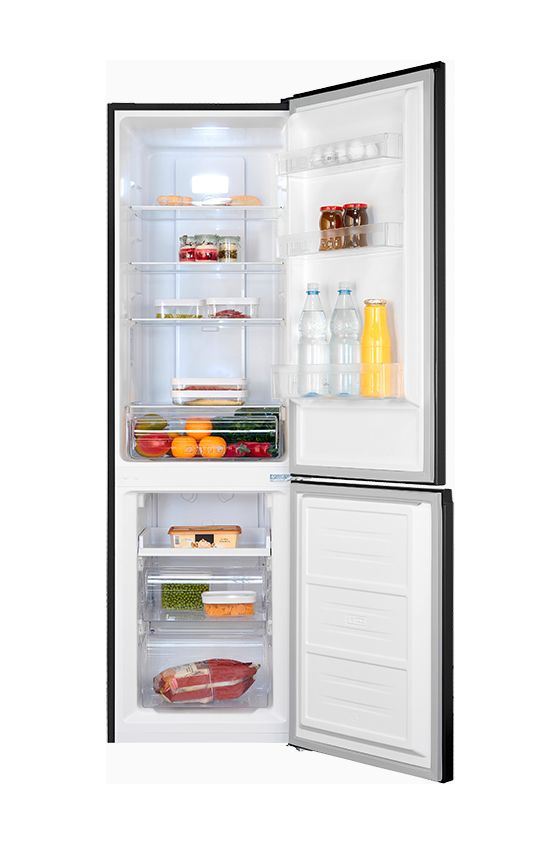 KGC265-70-NF-040C 182 l / 71 l Kühl-Gefrierkombi freistehend NoFrost 141 kWh Jahr  (Schwarz) 